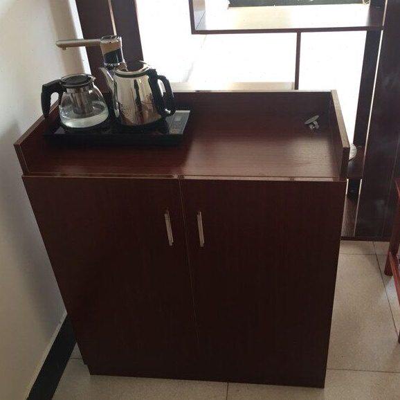 定做茶水柜简约客厅自动上水壶电热壶饮水机茶水台放矿泉水桶柜子