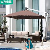 户外大型遮阳伞侧边吊伞庭院遮阳伞别墅花园太阳伞商业街高档吊伞