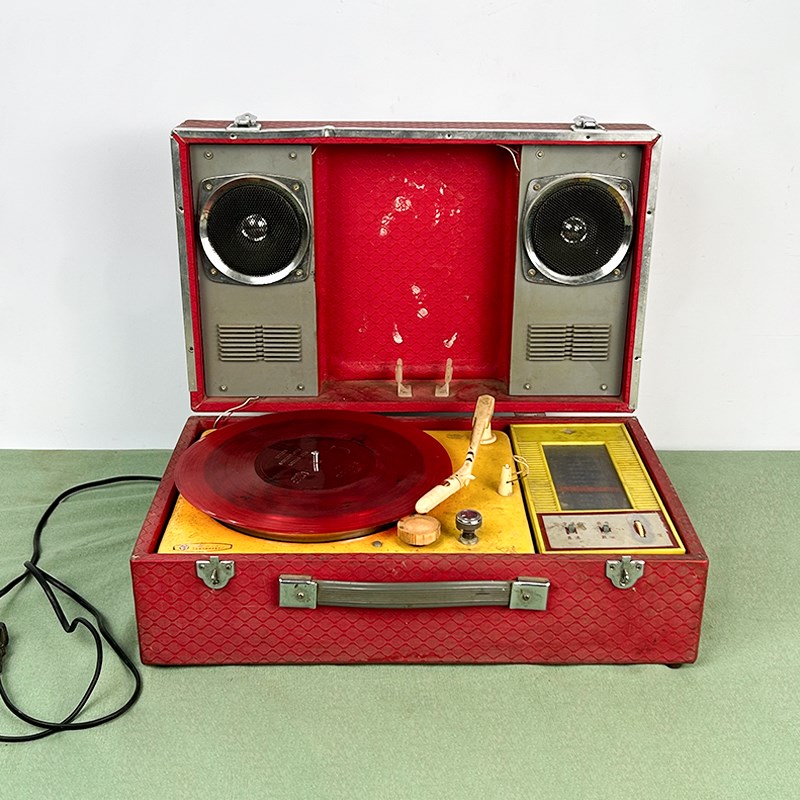 民俗老物件留声机唱片机音v响旧货复古收藏民宿酒吧餐厅装饰摆件