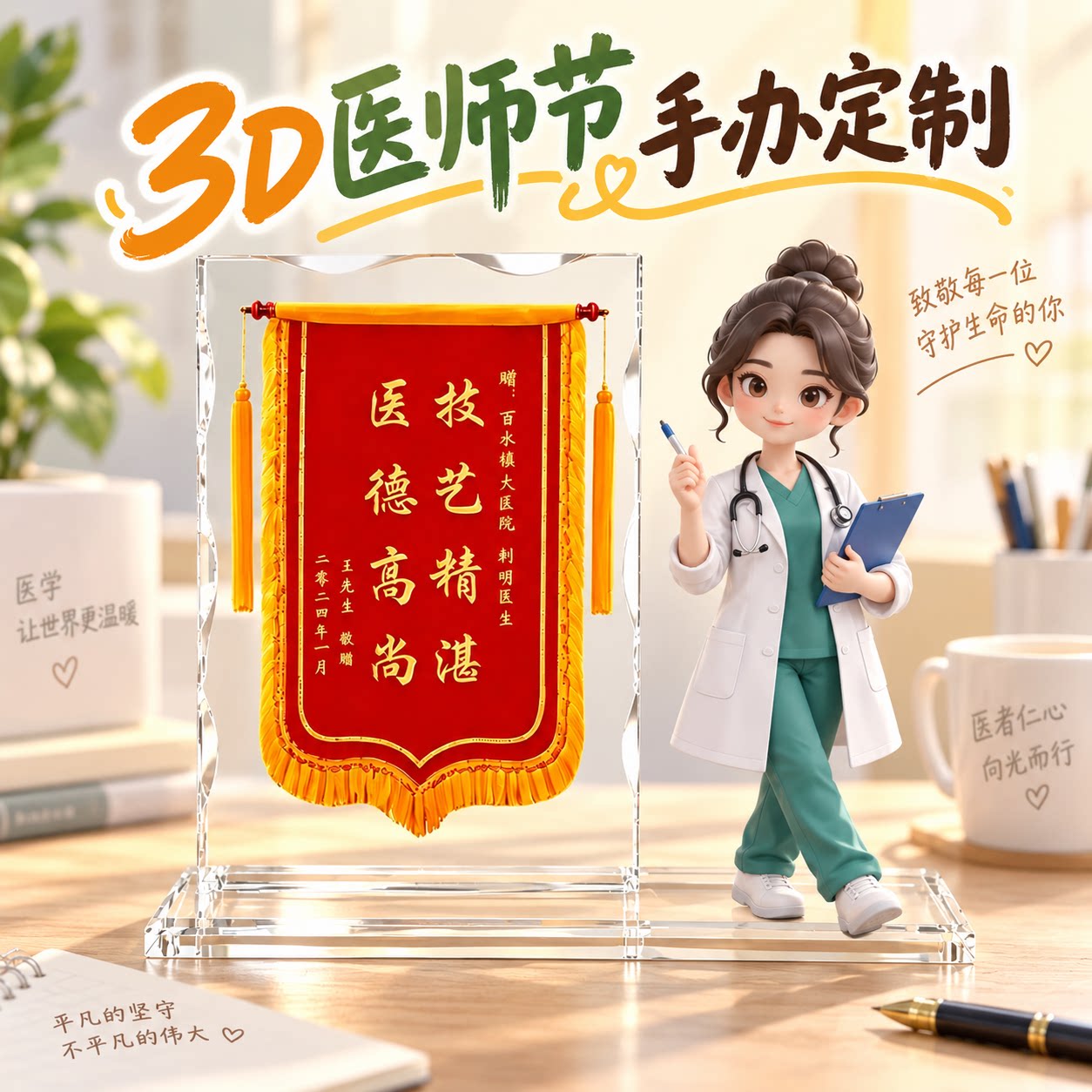你的白大褂，是世界上最帅的战袍图片