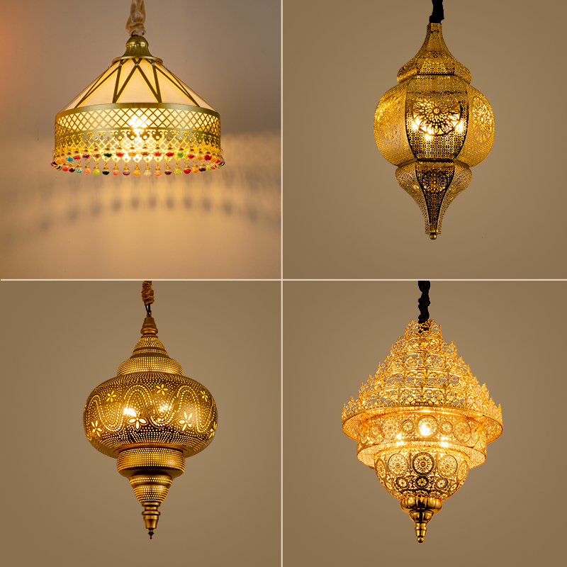东南亚吊灯异域复古新疆泰式风格西餐厅I茶室民宿酒吧会所氛围吊