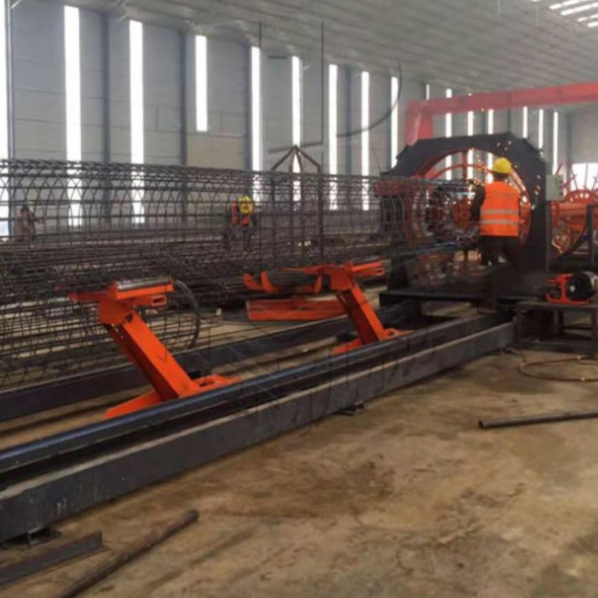 钢筋笼滚笼机、数控钢筋绕筋机、钢筋笼滚焊机、半自动钢筋滚笼机