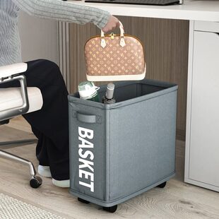 办公室放包神器带轮小推车桌下收纳宿舍好物书包存放工位置物架子