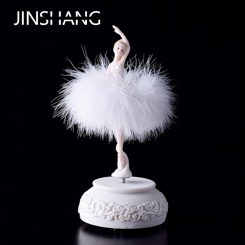 芭蕾女孩音乐盒家居装饰品摆件跳舞公主K八音盒创意闺蜜生日礼物