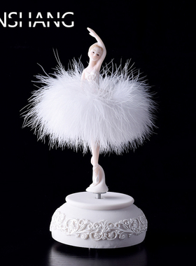 芭蕾女孩音乐盒家居装饰品摆件跳舞公主K八音盒创意闺蜜生日礼物