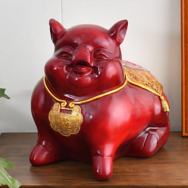 特大号储蓄罐招财金猪摆件创意大人只进不出超大容量存钱罐不可取