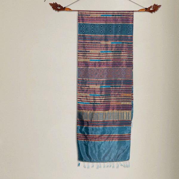 泰域 东南亚桌旗墙壁装饰挂件 布艺复古泰式spa按摩店挂旗挂布