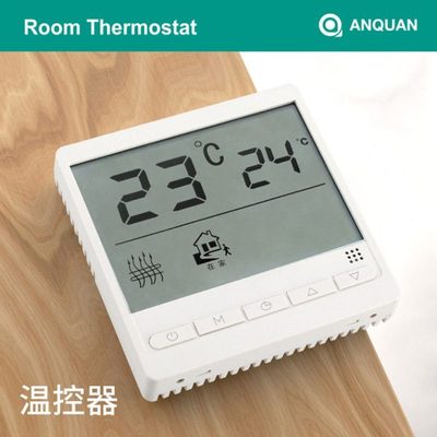 地暖分水器数显温控电子控温器仪开可调温度控制220v水暖温控开关