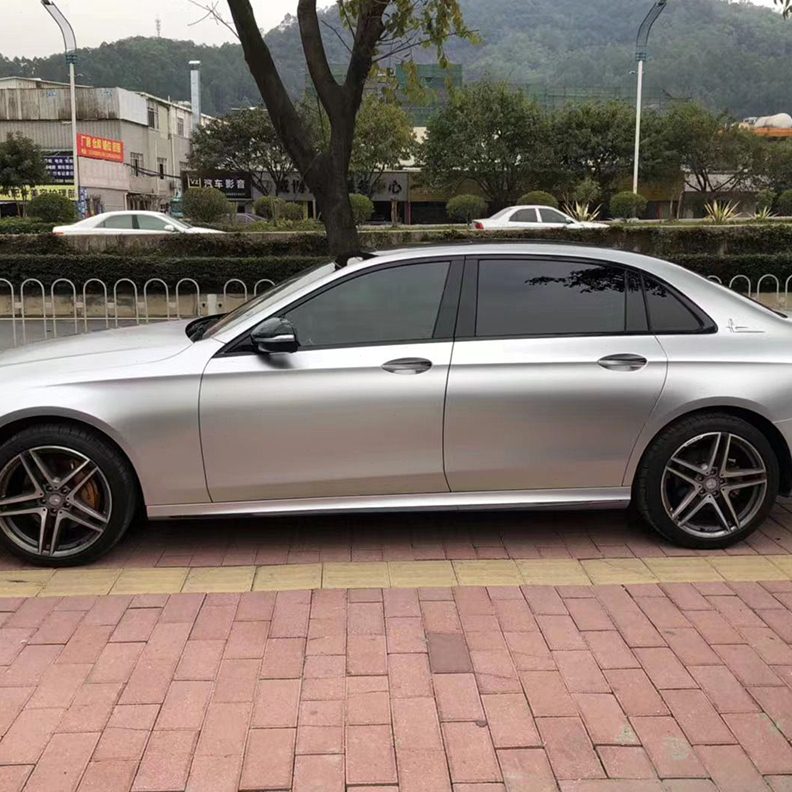 电光金属银汽车改色膜车身贴膜全车膜漆面整车膜防刮保护膜包安装