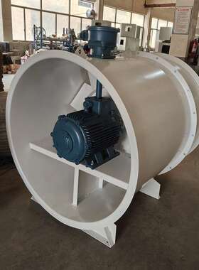 防爆混流风机 B型加压型混流风机 HL3-2A-8.5A 22KW 带消声段