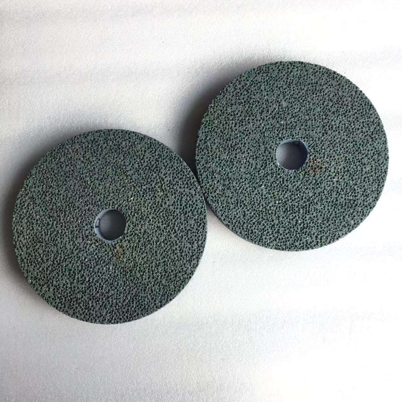 科美 绿碳蜂窝大气孔砂轮 磨橡胶胶辊粉扑用排屑散热粘性材料用