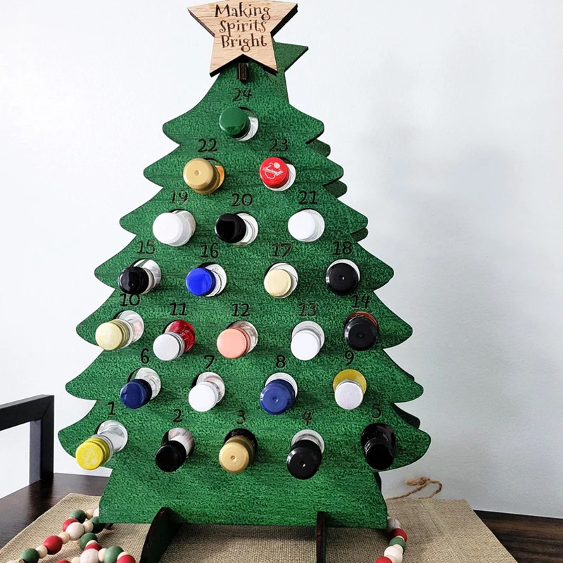 Adult Advent Calendar Mini Liquor Tree Christmas Countdown C