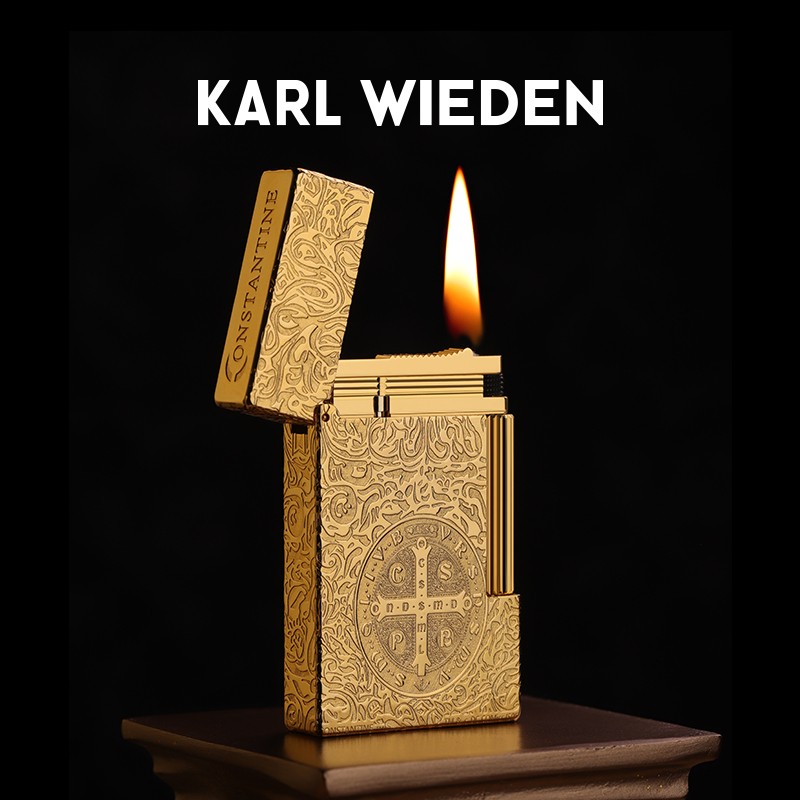 康斯坦丁-KW卡尔威登打火机煤油朗声机高档礼盒创意送男朋友礼物
