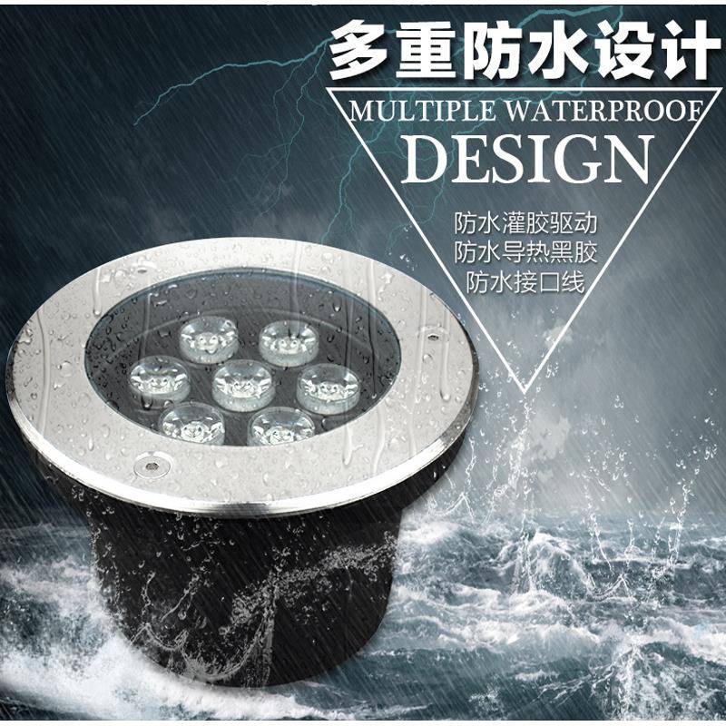 LED地射灯led地埋灯1W3W5W7W9W12W15W18W24W36W广场埋地灯