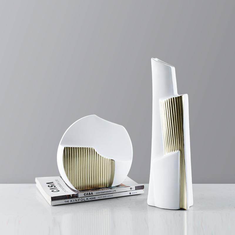 现代简约创意不规则树脂花器花瓶花插样板房售楼处家居桌面软装饰,3C数码配件,其它配件,淘宝优惠券,粉丝福利购,淘宝优惠卷