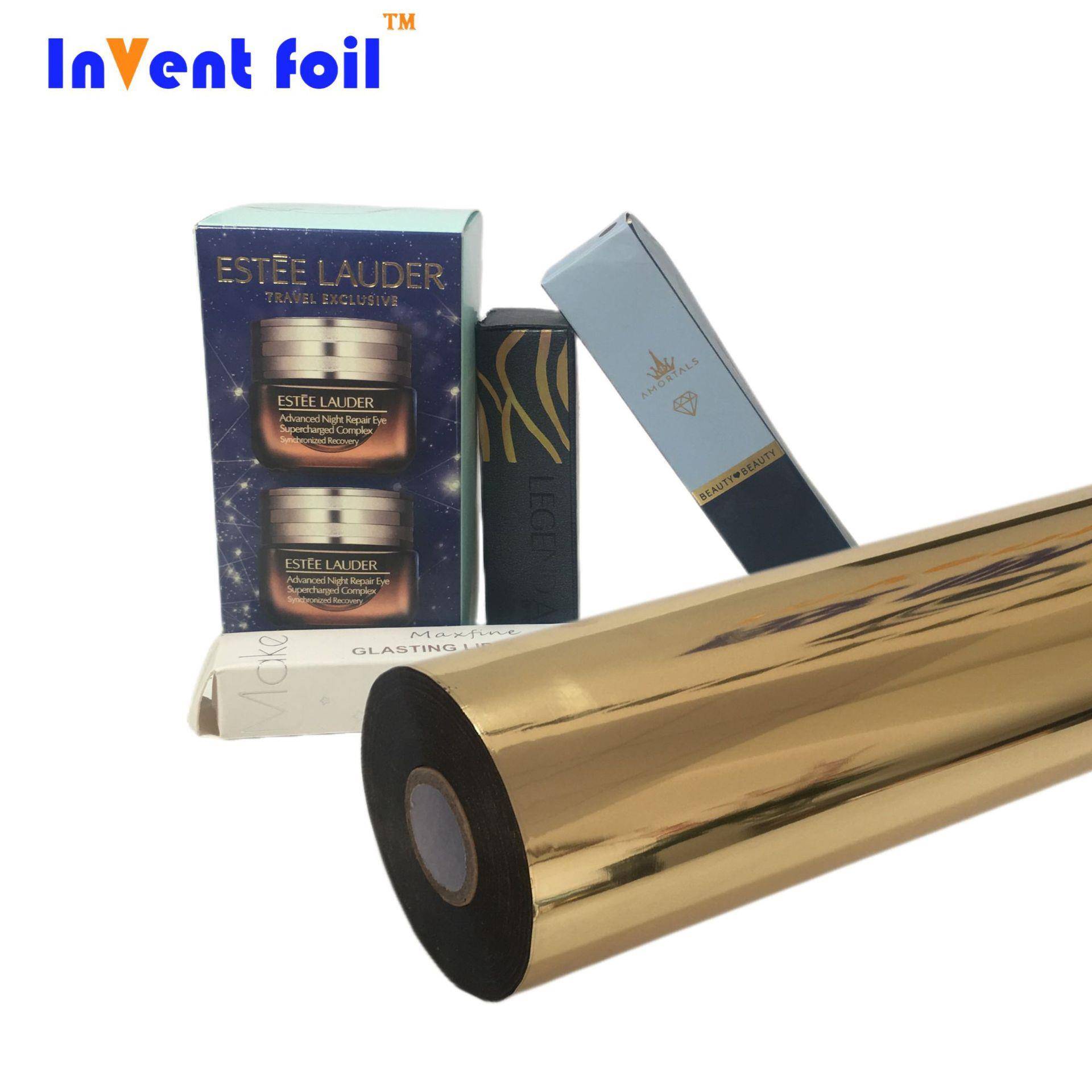 INVENT FOIL220浅金烫金膜防刮花膜RoHS环保低卤素电化铝烫金纸