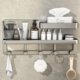 卫生间置物架浴室免打孔壁挂式 挂钩洗漱台洗手间厕所墙上收纳架子