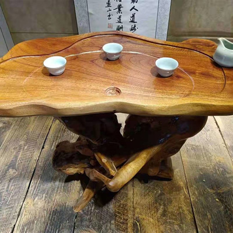 根雕凳子原木树桩m坐墩树墩树根花架鱼缸奇石底座木桩茶几木头凳