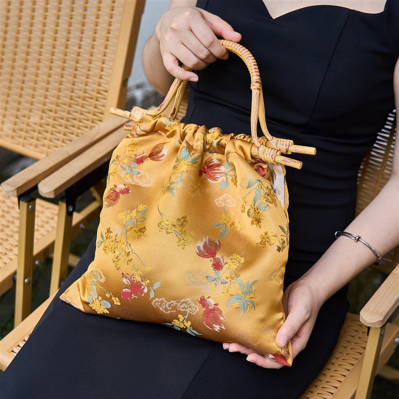 2025新款月饼盒中秋便携礼盒包装盒J竹袋蛋黄酥冰皮礼盒空盒