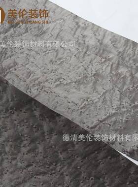 0.5mm灰色雀眼纯实木木皮手工贴皮贴面翻新装修装饰家具