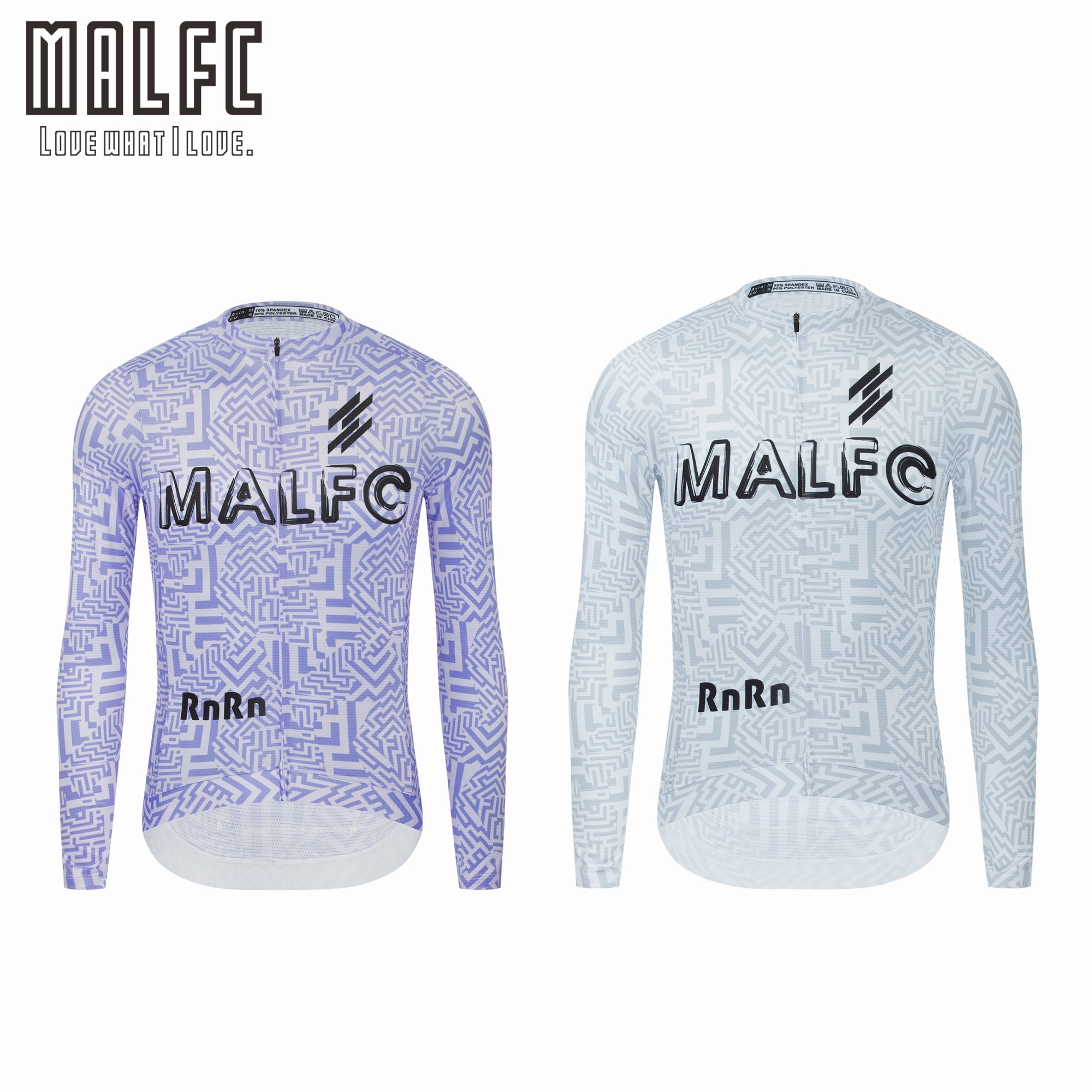 MALFC男女款竞技版长袖短袖抓绒上衣轻薄防晒公路车骑行服可定制