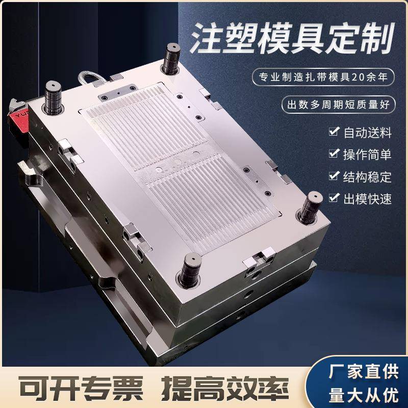 厂家供应尼龙扎带模具型齐全扎带模具乐清博锐扎带模具注塑模具