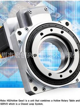 韩国/Fastech HG60步进闭环电机中空旋转平台 伺服旋转分度盘