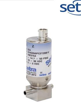 美国Setra224超高纯流过式压力变送器 半导体绝压表压复合压传感