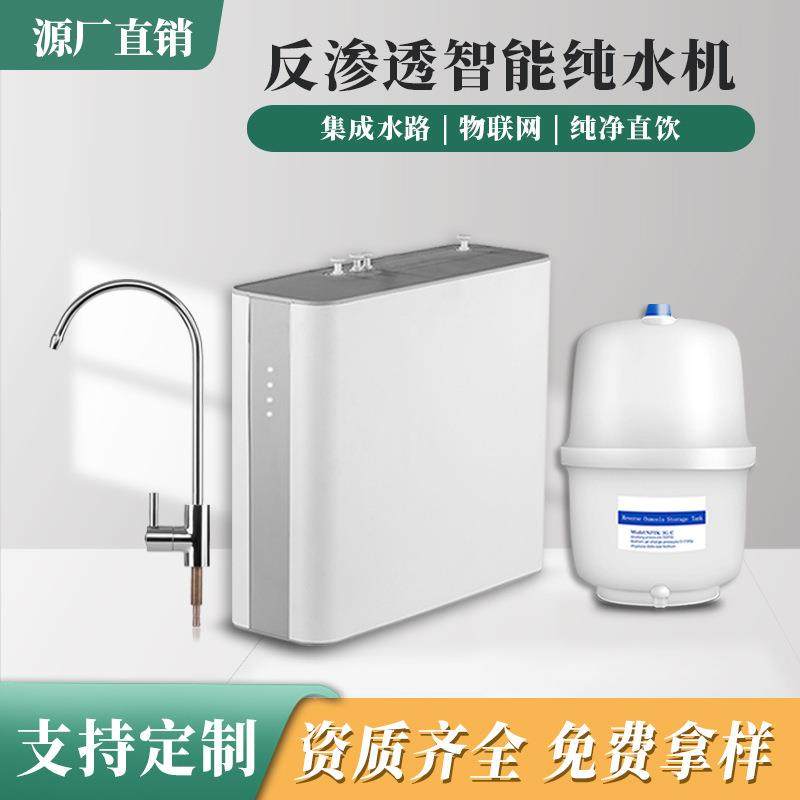 智能厨下式净水器家用大流量净饮直饮机反渗透双出水纯水机