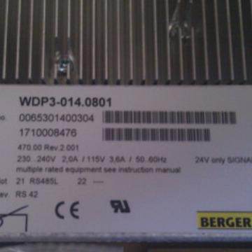 供应百格拉bergerlahr 驱动器 WDP3-014.0801