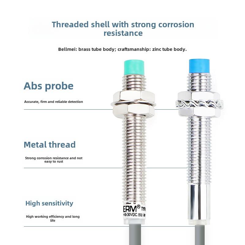 Lj8A3-2-Z/Bx接近开关24V Dc双线三线常开电感传感器