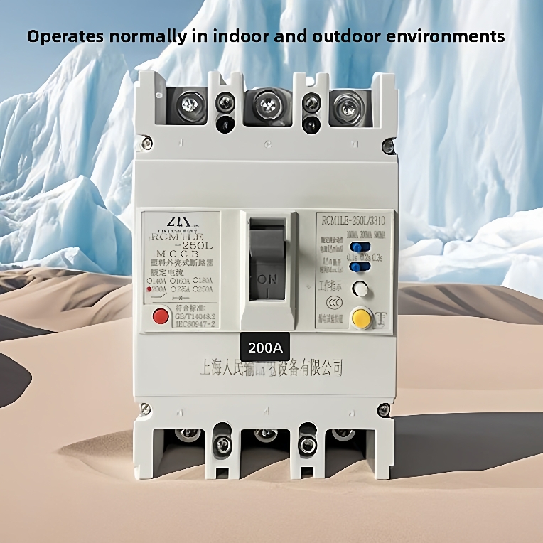 上海人民2P漏电断路器Cm1Le漏电保护器3P漏电保护开关125A250A空