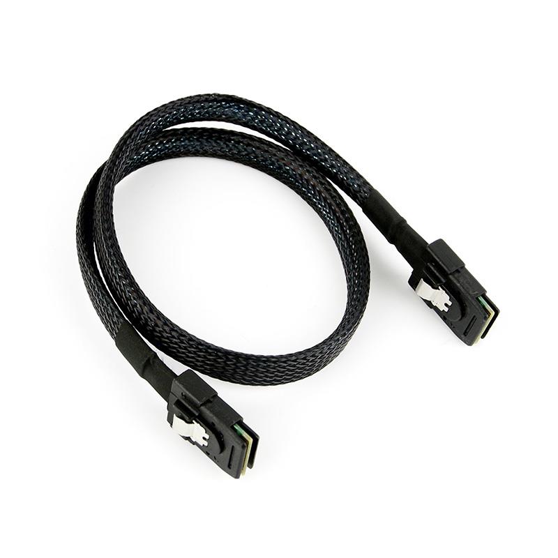 0.5米服务器内置mini sas线SFF8087对8087 36P阵列卡数据连接线70