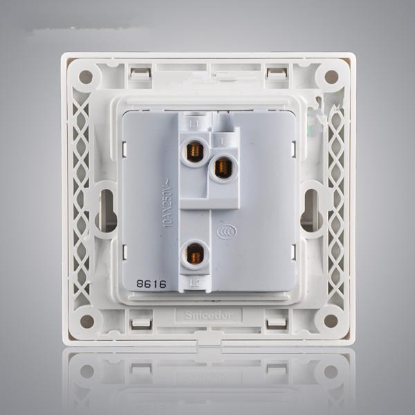 86面板一位自动回弹自动覆位常开开关智能触点触发开关门禁开关