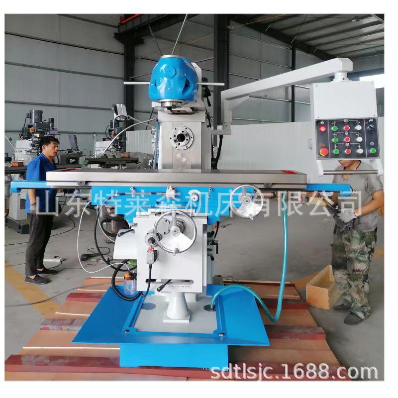 X6436万能铣床厂家直销，立卧式，铣头360度回转，工作台45