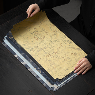 中式锦锻干泡席防水茶席垫子隔热茶桌垫布禅意桌旗茶垫茶壶垫茶巾