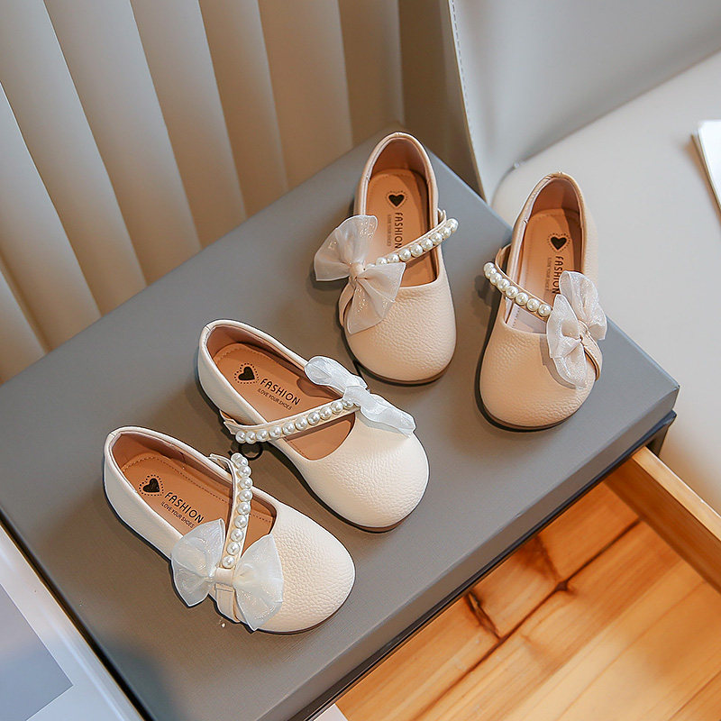 女童皮鞋春秋2023新款小女孩珍珠单鞋宝宝软底洋派儿童豆豆公主鞋,童鞋/婴儿鞋/亲子鞋,皮鞋,淘宝优惠券,粉丝福利购,淘宝优惠卷