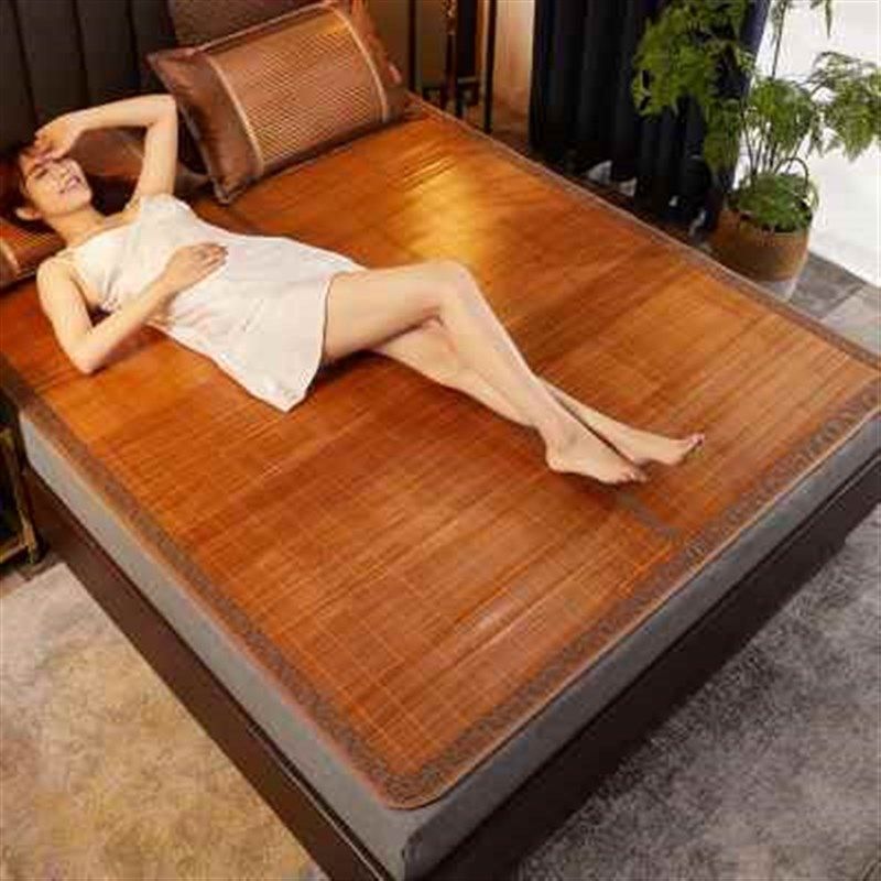 凉席1.8m床竹席学生宿舍草席子夏季冰丝席双面折叠单双人1.5米1.2,床上用品,凉席/草席/麻席,淘宝优惠券,粉丝福利购,淘宝优惠卷