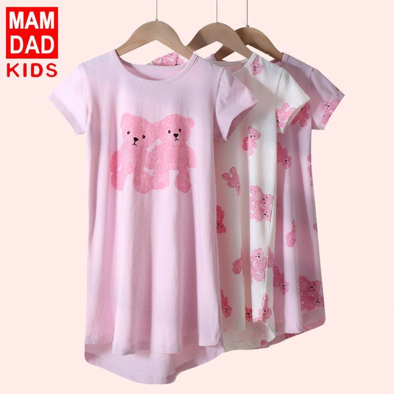 儿童睡裙夏季纯棉短袖薄款女童睡衣童装母女连衣裙亲子家居服女孩,童装/婴儿装/亲子装,家居裙/睡裙,淘宝优惠券,粉丝福利购,淘宝优惠卷