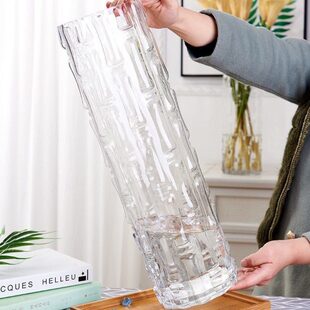 富贵竹专用花盆水竹富贵竹花瓶龟背竹水培花瓶水养富贵竹瓶特大号