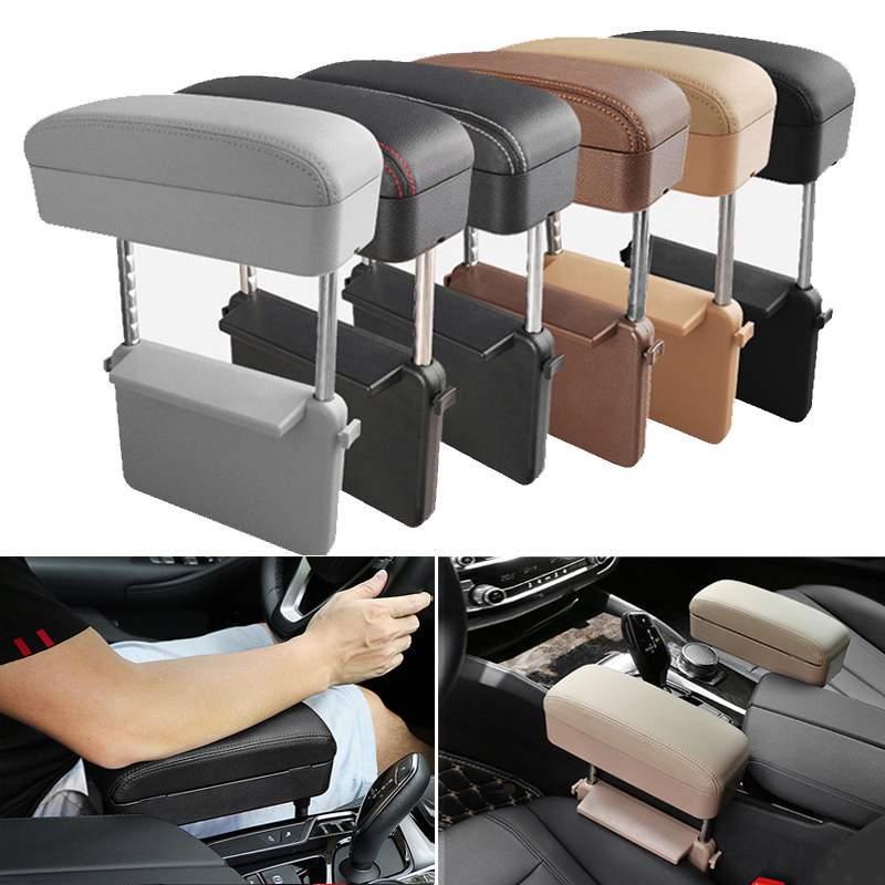 汽车扶手肘托主驾驶右手座椅夹缝B扶手收纳盒多功能升降中央增高