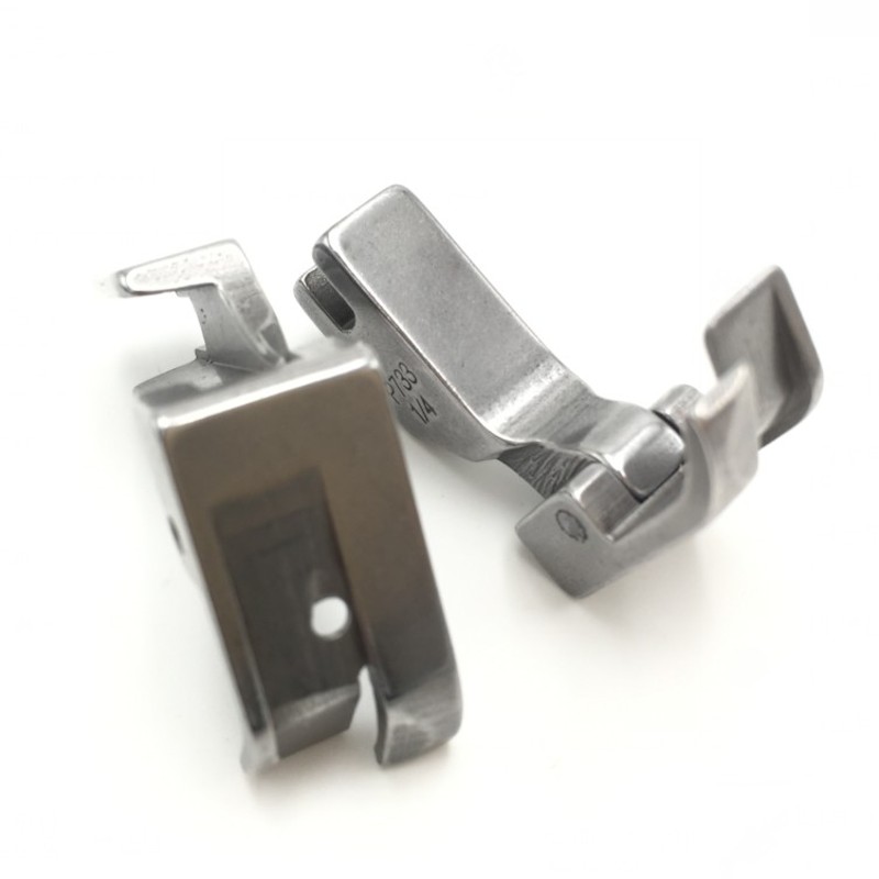 工业缝纫机全钢压脚 P733蒙眼压脚 0.6 0.5  0S.3卷边器配套压脚