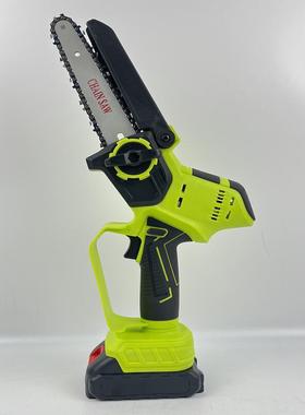 6寸锂电电锯充电式木工手持电链锯园林伐木电动锯单手锯