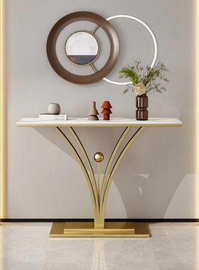 新中式玄关桌现代大师设计简约艺术风装饰轻奢靠墙极窄玄关置物台