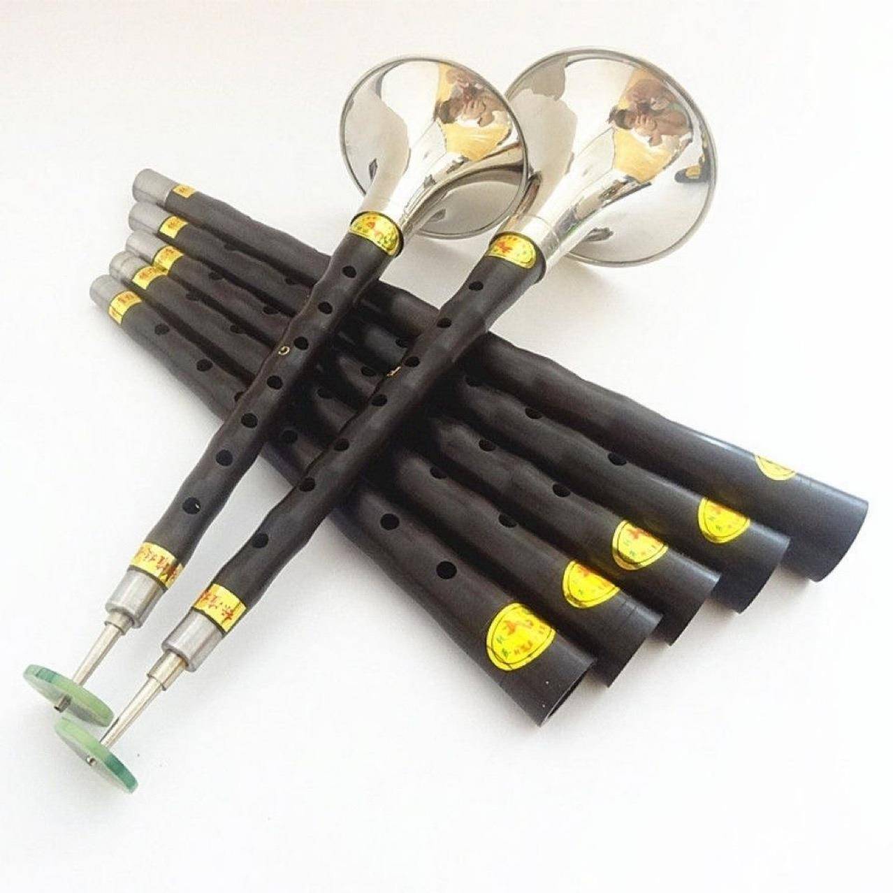 燕京唢呐降B调A调C调D调降E调小F调小G调乌木初学成人唢呐乐器