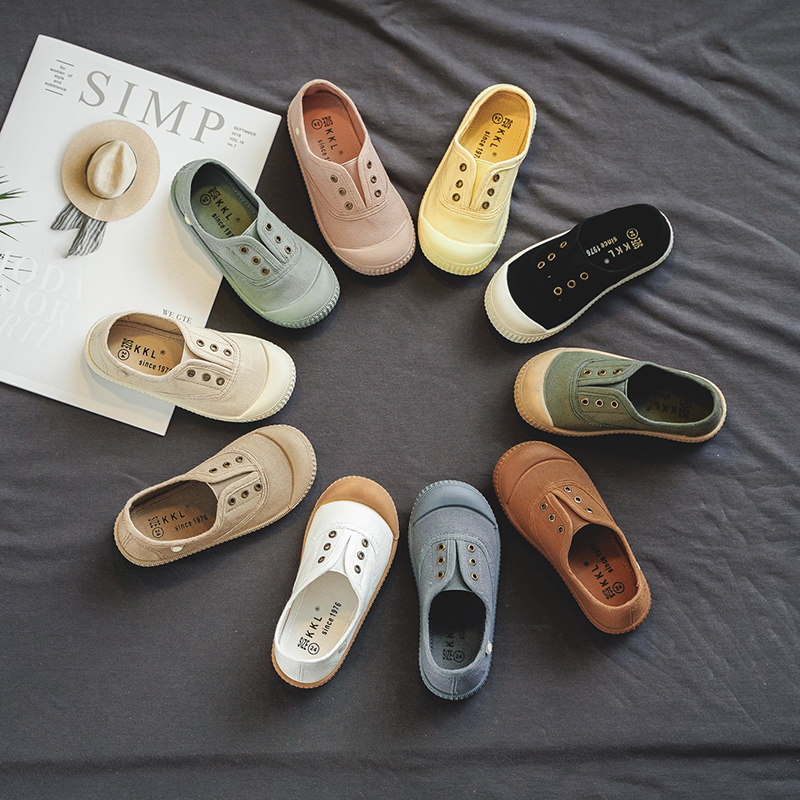 儿童帆布鞋2023秋季新款男童糖果色鞋子软底女童浅口鞋宝宝室内鞋,童鞋/婴儿鞋/亲子鞋,鞋垫,淘宝优惠券,粉丝福利购,淘宝优惠卷