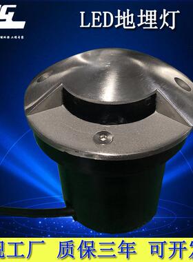 户外防水不锈钢LED透光地埋灯草坪墙角侧发光埋地灯3W7W9W