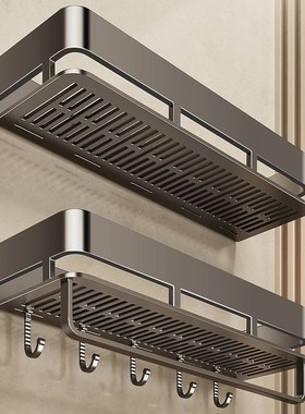 浴室置物架卫生间免打孔洗漱w台壁挂式挂墙上洗手间多层厕所收纳