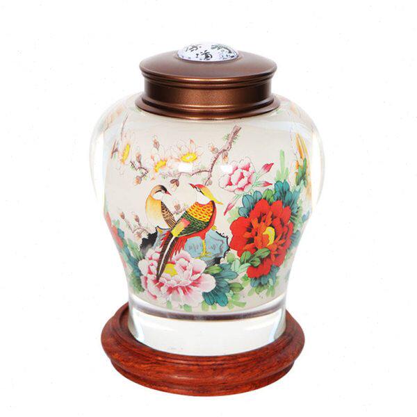 御赐品 内画茶叶罐传统工艺摆件教师节中秋送礼开业送国外朋友