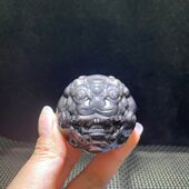 好记水晶银耀石白水晶貔貅摆件家居装 饰卧室客厅办公桌送朋友礼物